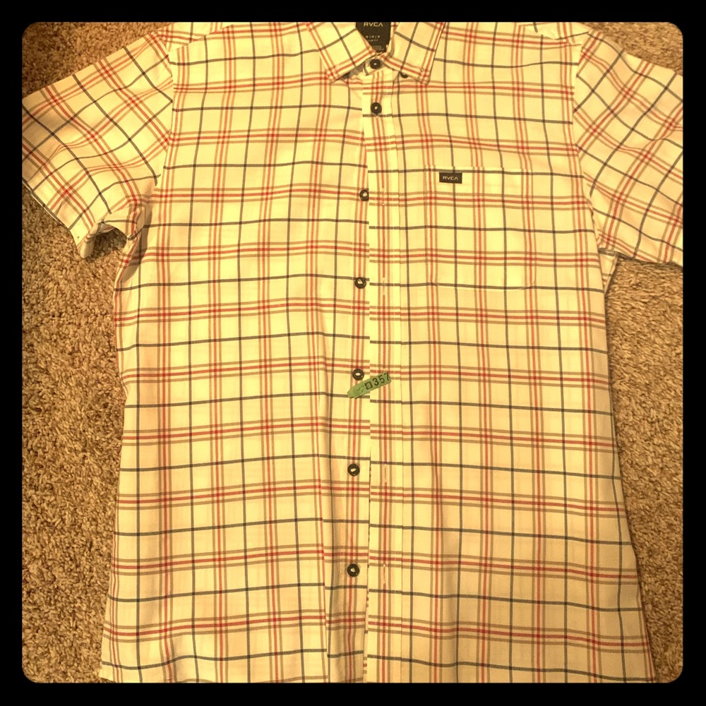 RVCA Short Sleeve Button up